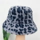 thumbnail image 1 of Sombrero de pescador reversible para mujeres y hombres, plegable, con estampado de leopardo y guepardo, para niñas y niños, 1 of 7