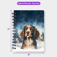 thumbnail image 5 of Hello Winter English Springer Spaniel Welcome Snowy Night Watercolor Vintage Spiral Bound Journal Springers Dog Lover Gifts 5x7in Spiral Notebook - 01011, 5 of 5