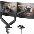 thumbnail image 1 of Brazo doble para monitor ErGear ajustable para pantallas de 13 a 32 pulgadas, 1 of 8
