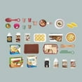 thumbnail image 6 of VALESSATI 2-in-1 Mini Play Kitchen Set, Sage Green/Beige, Lights & Sounds, Ages 3+, 6 of 7
