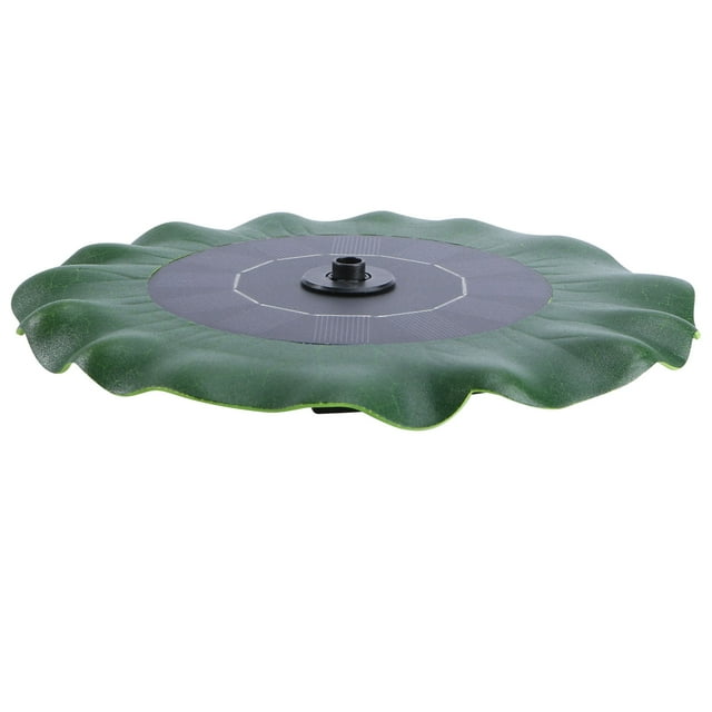 HEALEEP Leaf Shaped Floating Fountain Solar Water Pump Automatic Operation Sunlight for Garden 2pcs