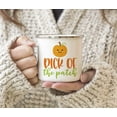 thumbnail image 3 of Koyal Wholesale Fall Autumn Season 11oz. Stainless Steel Campfire Coffee Mug , Pick of The Patch, Pumpkin Graphic, 1-Pk, 3 of 5
