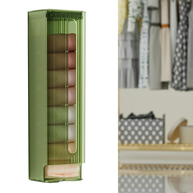 Socks Underwear Wall Mount Drawer Organizer, Wall Mounted Underwear Storage Box, Underwear Panties Socks Organizer, Wardrobe Underwear Drawer for Ties, Socks, Underwear