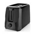 Mainstays 2 Slice Wide Slot Toaster with Crumb Tray, Black, TA1057