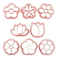 thumbnail image 1 of 8pcs Set Of Valentine's Day Molds Flower Shaped Molds Cutting Tools DIY Cake Baking Molds, 1 of 9