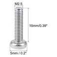 thumbnail image 3 of Unique Bargains M2.5x10mm Machine Screws Pan Phillips Head Screw Fasteners Bolts 100Pcs, 3 of 5