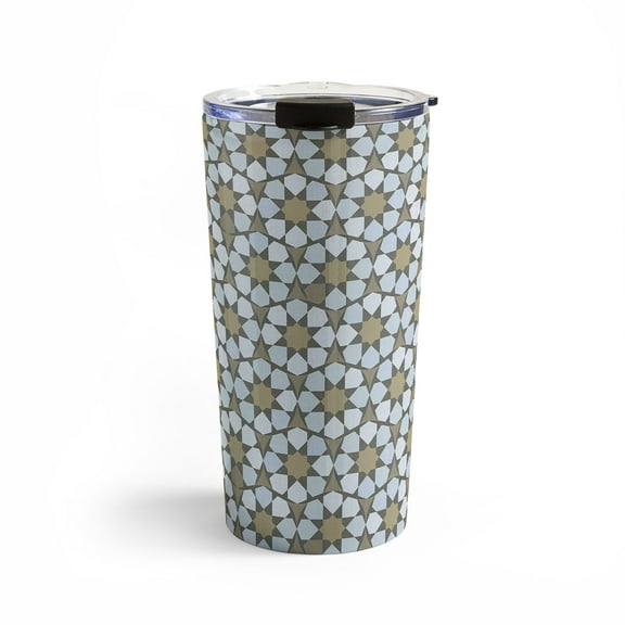 Society6 Holli Zollinger Marokki Neutral 20 oz Stainless Steel Travel Mug
