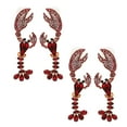 thumbnail image 1 of Noref Boucles d'Oreilles Pendantes Forme de Homard Anti-Allergie pour Femmes, 1 of 8