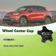 thumbnail image 4 of Car Wheel Center Cap Cover for Fiat 500X - 6AN68LXHAA Dust Cover Car Accessories Black, 4 of 5