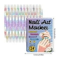 thumbnail image 3 of 12Pcs Nail Art Pens Set for Intricate Design Quick Dry Nail Polish Pen for DIY Drawing Acrylic Gel Nail Accessories Nail Pen for Professional Nail Art Tools & Home Use Varnish Pens for Women (G), 3 of 6