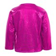 thumbnail image 5 of UQJfacai Girls Sequin Jacket Sparkly Open Front Cropped Cardigan Dress Coat Bolero Shrugs for Party Dance Dresses 2-17 Years, 5 of 5