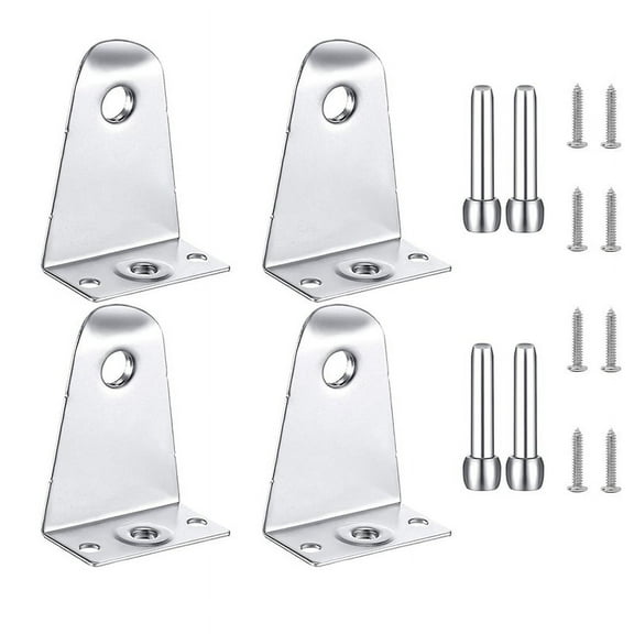 Metal Hold Down Brackets and Pins, for Horizontal Blind Shades Window