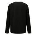 thumbnail image 5 of TIMIFIS Mode Automne Femmes Imprimé Col Rond Manches Longues Chandail en Molleton Ample Haut Pull Blouse Hauts Femmes, 5 of 5