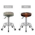 thumbnail image 5 of Haiem Halloween Decoration Cushion Round Bar Chair Seat Cover Bar Chair Cushion Covers Elastic Washable Bar Chair Cover,Protects from Scratches and Stains-13 inch, 5 of 7