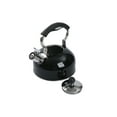 Mainstays 2.5Liter Whistling Tea Kettle, Stainless Steel Black