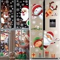 thumbnail image 2 of 1 pieza de pegatinas navideñas para ventanas 2022, pegatinas navideñas para pared, pegatinas para pared para habitación de niños, decoración de Año Nuevo 2023, decoración navideña para el hogar, 1 h, 2 of 4