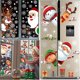 thumbnail image 2 of 1 pieza de pegatinas navideñas para ventanas 2022, pegatinas navideñas para pared, pegatinas para pared para habitación de niños, decoración de Año Nuevo 2023, decoración navideña para el hogar, 1 h, 2 of 5