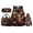 Autumn Deer, variant on HUIACONG Kids Backpack Set Purple Sakura Otter 17 Inch 4 Pcs Insulated Lunch Box, Pencil Case & Water Bottle Sleeve, Breathable Mesh Straps, for Ages 7-14