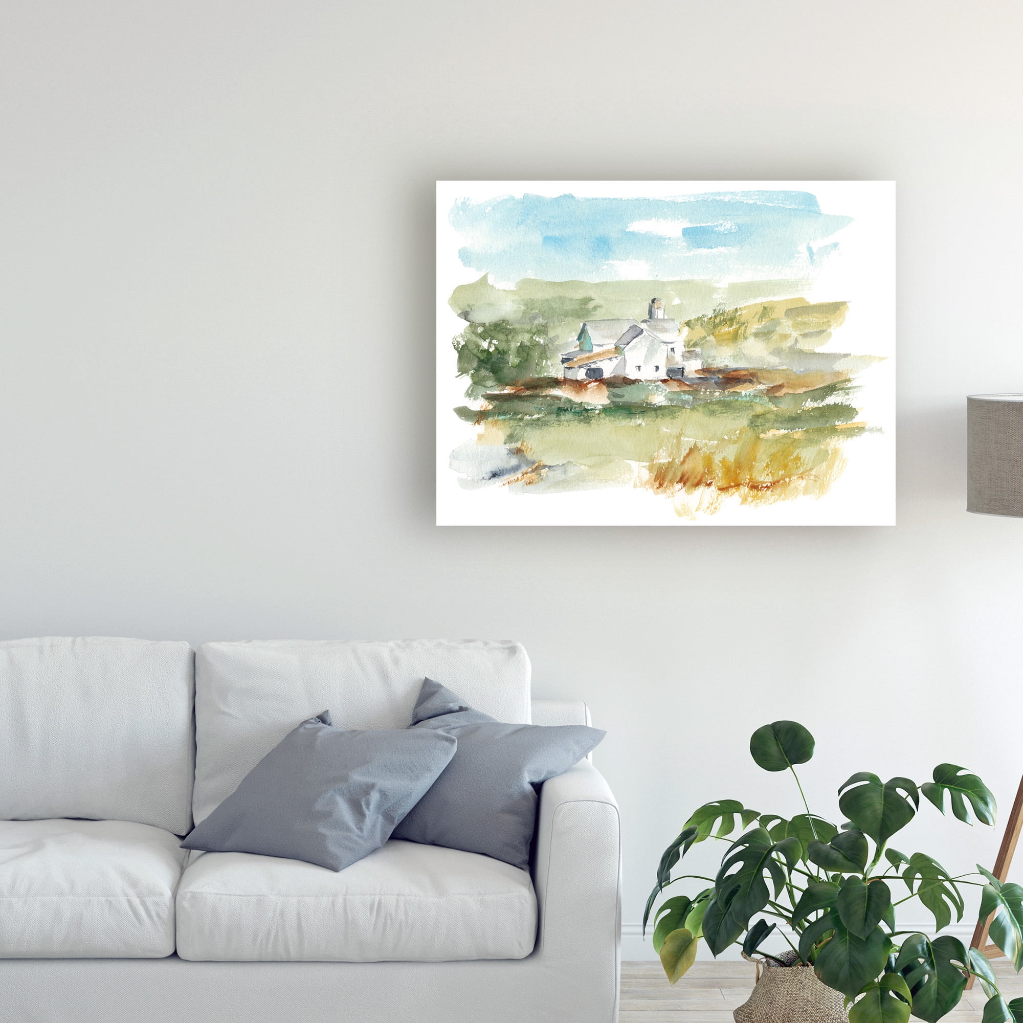 Trademark Fine Art 'Rural Plain Air IV' Canvas Art by Ethan Harper