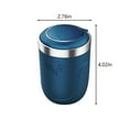 thumbnail image 6 of Aiteng Car Ashtray with Detachable Lid and LED Light, Portable Ashtray for Vehicles, Blue, 6 of 7