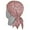 Light Pink Paisley, variant on Paisley Doo-Rag Skull-Cap USA MADE with SWEATBAND Chemo Du-Bandana (Black Paisley)