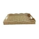 thumbnail image 2 of Bandeja para servir de imitación de ratán, cesta para servir, bandeja decorativa multiusos tejida a mano para la mesa de café como centro de mesa para Albaricoque, 2 of 9