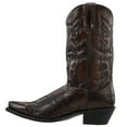 thumbnail image 3 of Laredo Mens Hawk Embroidered Snip Toe Cowboy  Mid Calf Boots, 3 of 7