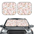 thumbnail image 2 of Disketp 2 Piece Goose Queen Pattern Windshield Sunshades,Folding Windshield Sun Shade For Car Suv Trucks Sedan,Blocks Uv Rays Sun Visor Protector-Large, 2 of 7