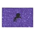 thumbnail image 2 of CADecor sparkling unicorn blue Non-Slip Bath Rug Bath Mat Rug Doormat 30x18 inches, 2 of 3
