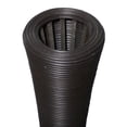 thumbnail image 5 of DecMode Brown Faux Seagrass Tall Woven Floor Decorative Vase with Dark Brown Wrapped Neck, 12" x 12" x 48", 5 of 14