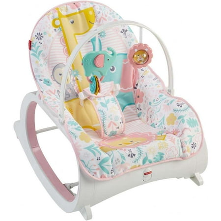 Fisher-Price Infant-To-Toddler Rocker, Pastel Pink with Removable (Best Rock Combo Amp)