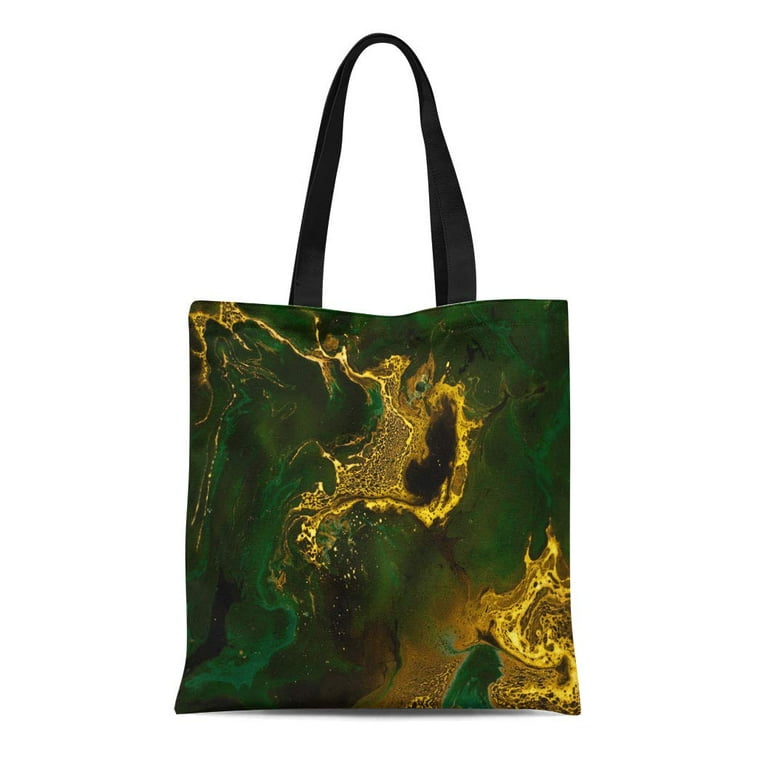 Emerald green shop tote