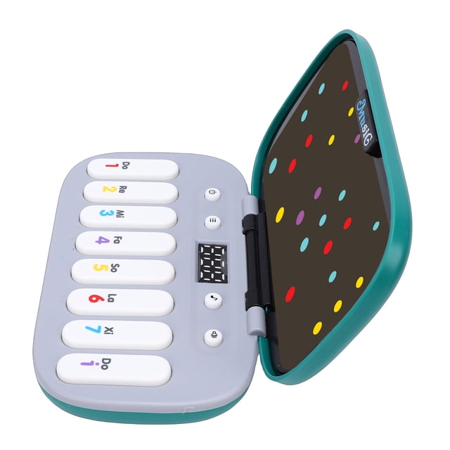 Mini Piano De Juguete Para Niños, Máquina De Juego De Ritmo Musical, Instrumento Musical, Juguete De Aprendizaje Con Luces LED Para Niños De 4 A 6 Años