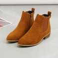 thumbnail image 3 of B91xZ Womens Snow Boots Snow Slip on Waterproof Boots,Brown 9, 3 of 5