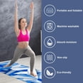 thumbnail image 2 of Israel Yoga Mat Towel with Storage Bag, 72.8"x26.8" - Suitable for Yoga, Pilates, Fitness, etc., 2 of 6