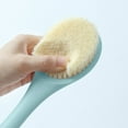 thumbnail image 6 of Steadline Soft Bristle Body Brush with Curved Long Handle for Exfoliation - Wet and Dry Bath Massage Tool Suitable for All Skin Types, 6 of 8