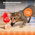 thumbnail image 3 of Juguete para gatos Catstages A Really Fungi Cat Kicker con hierba gatera roja, 3 of 8
