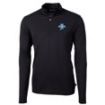 thumbnail image 2 of Men's Cutter & Buck Black Indiana State Sycamores Big & Tall Virtue Eco Pique Recycled Quarter-Zip Pullover Top, 2 of 3