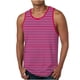 thumbnail image 1 of Tanques para Hombre para el Verano Solto Chaleco Raya Impresión Deporte Cuello Redondo Superior, 1 of 5