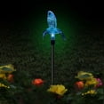 thumbnail image 2 of 3 Pack Butterfly, Hummingbird, Dragonfly, Solar Powered LED Solar Garden Lights, Multicolor, 2 of 5
