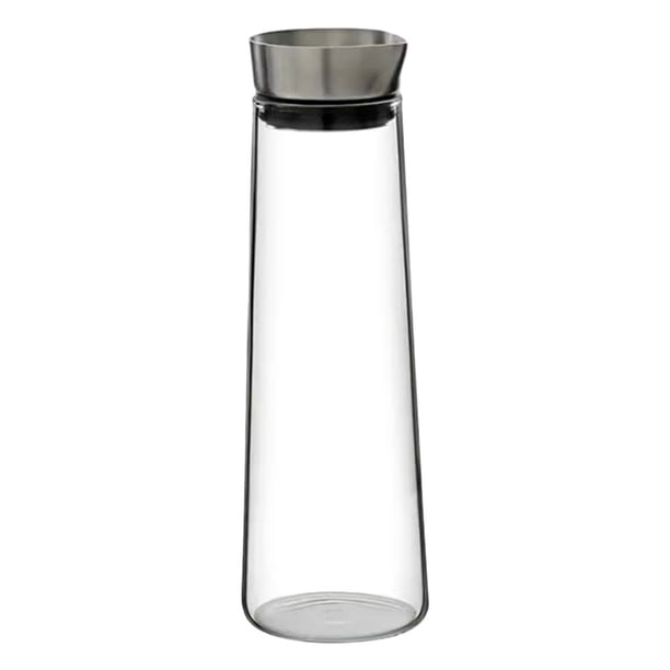 Jarra de agua fría, recipiente de vidrio para jugo, soporte transparente para bebidas, jarra de agua a prueba de fugas