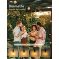 thumbnail image 6 of Brightown Outdoor String Lights - Globe Patio Lights 30 Ft with 30 G40 Shatterproof Bulbs, Waterproof Connectable Dimmable Commercial Hanging Lights for Backyard, Bistro, Porch, Cafe, Deck, 6 of 7