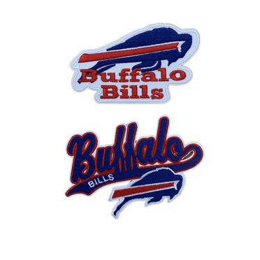 Buffalo Bills Logo Iron-on Patch Set of 2