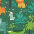 thumbnail image 3 of Funny Animal Shower Curtain Waterproof Washable Bathroom Shower Curtain Polyester Cloth Fabric Bathroom Decor Set with 12 Hooks, 60x72 inches, 3 of 6