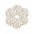 thumbnail image 7 of 15 Inch Round Placemats Set of 6, Yellow Spring Floral Non Slip Heat Insulation PP Table Mats, Flowers Leaves Elegant Pastoral Washable Place Mats for Kitchen Dining Party Table Decor, 7 of 7