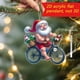 thumbnail image 5 of Pendiente de bicicleta de interior de acrílico, llavero de coche, colgante de mochila para Navidad, antiguo hombre en bicicleta, acrílico, plegable, portátil, metal, para dormitorio, 5 of 7