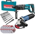 thumbnail image 1 of Rotomartillo Makita Hr2475 + Miniesmeril Dc +brocas+5 Discos, 1 of 8