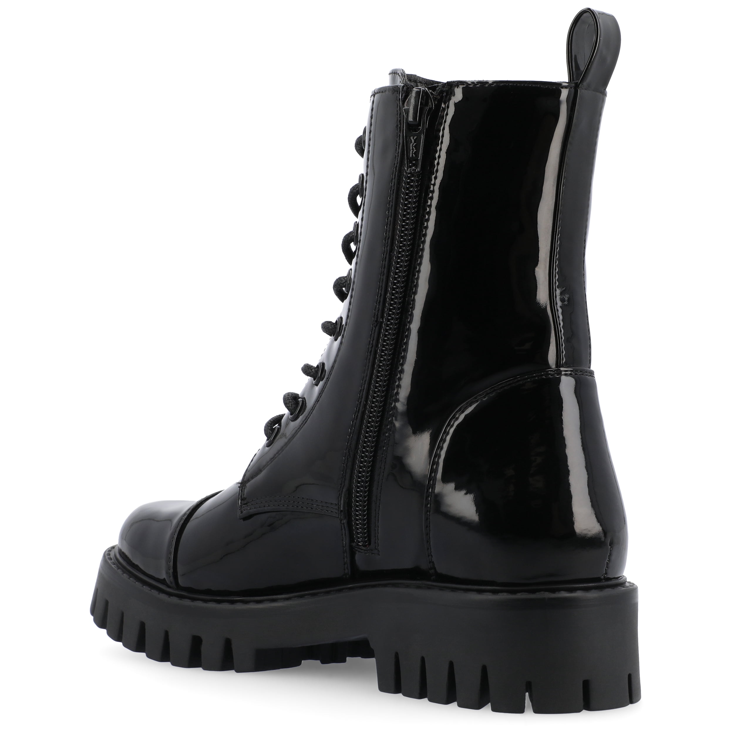 Journee Womens Aaley Combat Inside Zip Booties, Widths Available