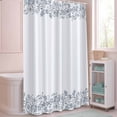 thumbnail image 5 of Shower Curtain Spring Floral Line Art Shower Curtains for Bathroom Decor, Waterproof Polyester Shower Curtain Set with Hooks, Extra Long 72" x 78" White Modern, 5 of 9