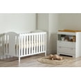 thumbnail image 3 of South Shore Reevo Changing Table with Drawers and Open Storage, in Pure White, 3 of 15